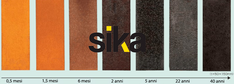 sika acciaio corten